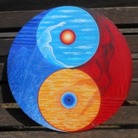 Yin und Yang 2 mit der unendlichen Acht